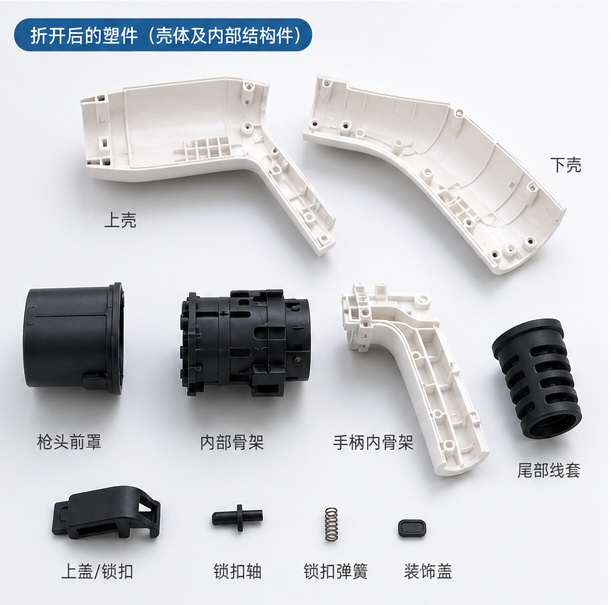 充电枪塑件加工产品介绍